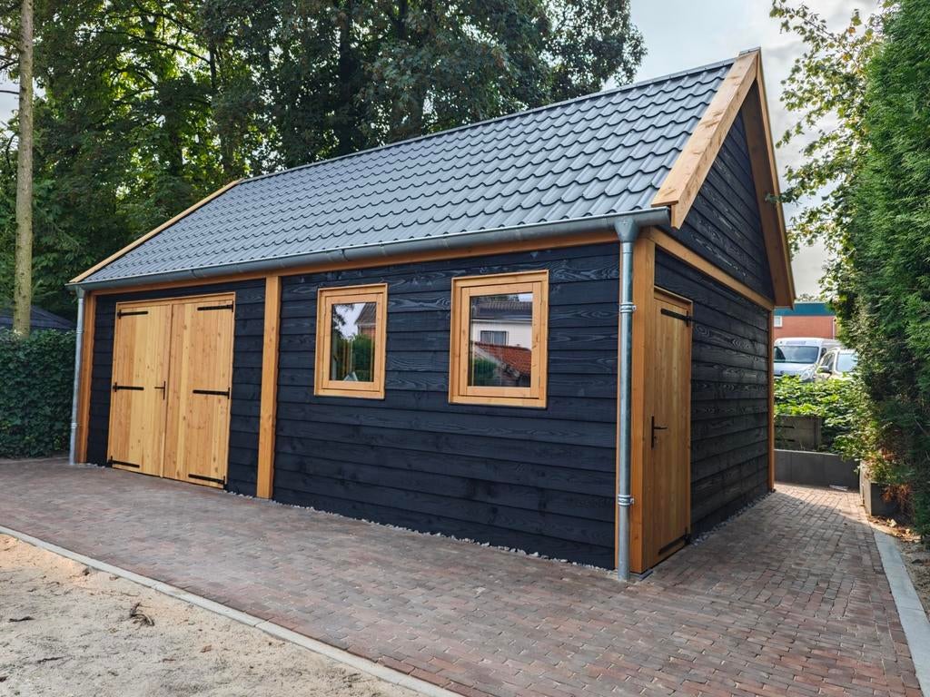 Douglas zadeldak overkapping tuinhuis schuur, Ophalen of Verzenden, Nieuw, Overige typen