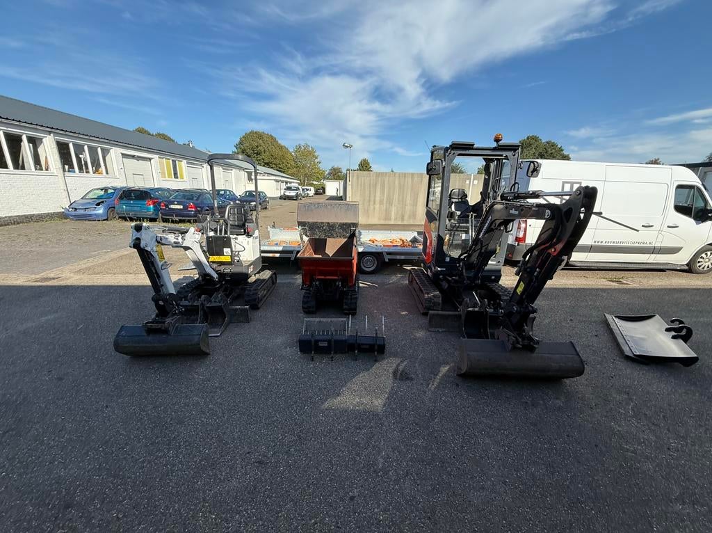 Te huur Bobcat e10z, Zakelijke goederen, Machines en Bouw | Kranen en Graafmachines, Graafmachine, Ophalen
