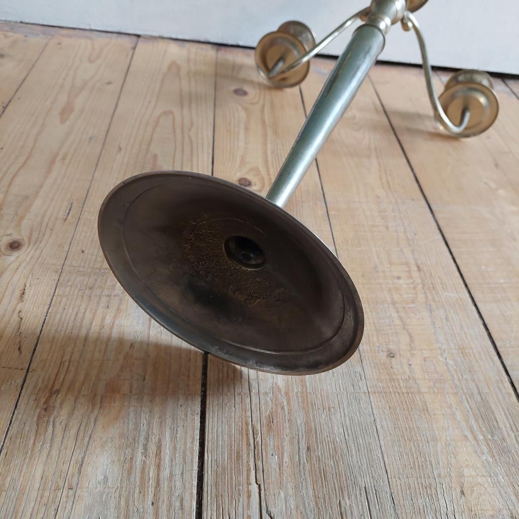 Lucky Vintage grote Kandelaar, 5-arms, 56 cm hoog, Ophalen, Gebruikt, 50 tot 75 cm, .
