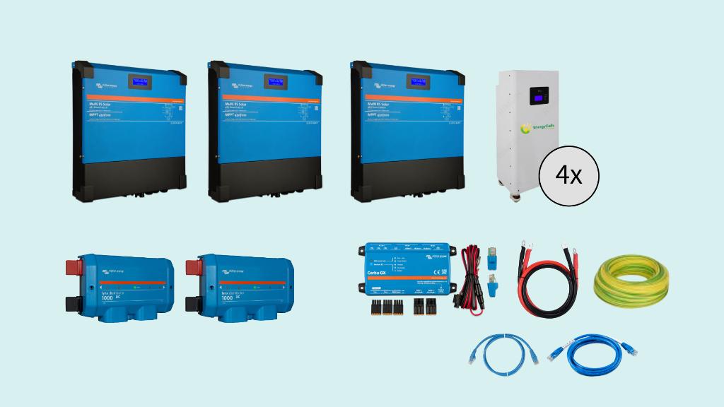 Victron ESS 16.5kW 18kVa  3-Fase – 3-Fase Thuisbatterij DIY, 200 wattpiek of meer, Nieuw, Ophalen of Verzenden, Victron