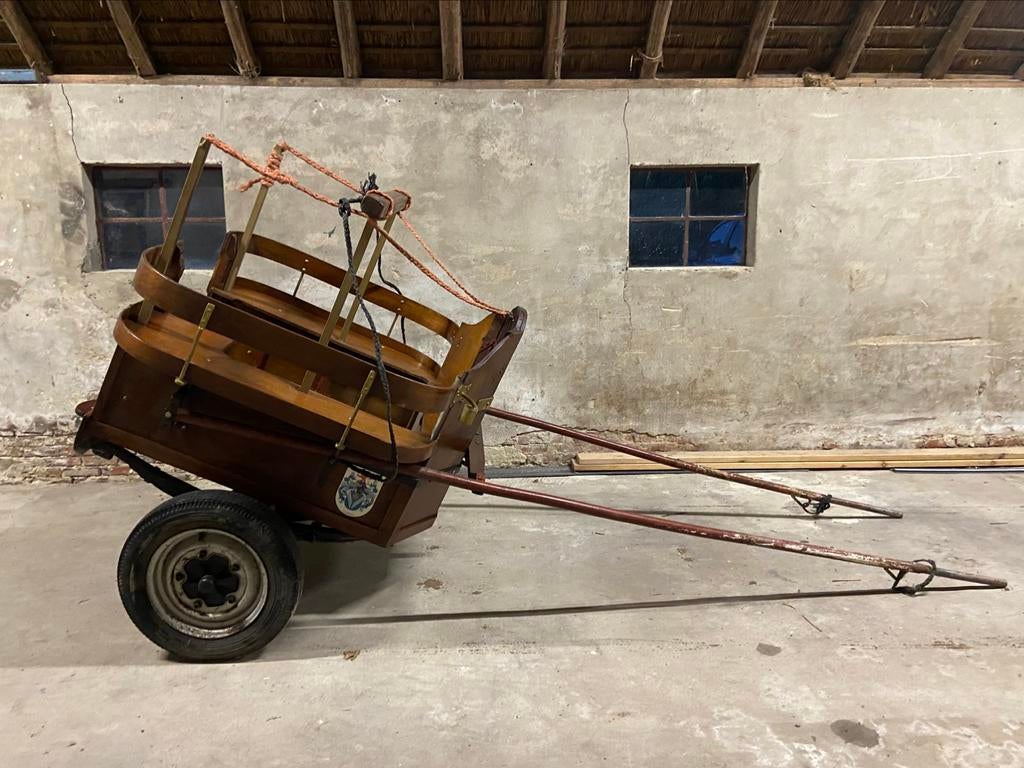 Antieke 2-Wielige sjees / paardencarriage te koop, Gebruikt, Overige typen, Paard of Pony
