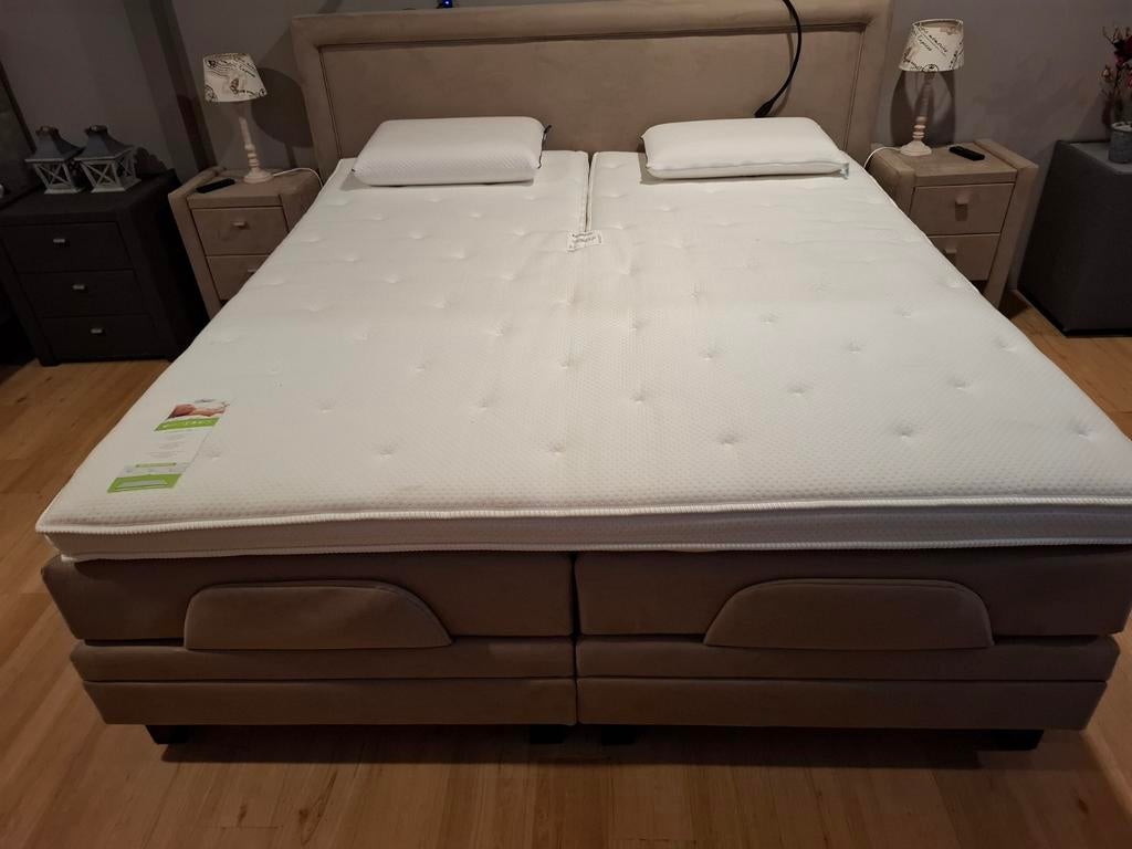 Luxe Boxspring, Ophalen, Overige kleuren, 210 cm, Tweepersoons