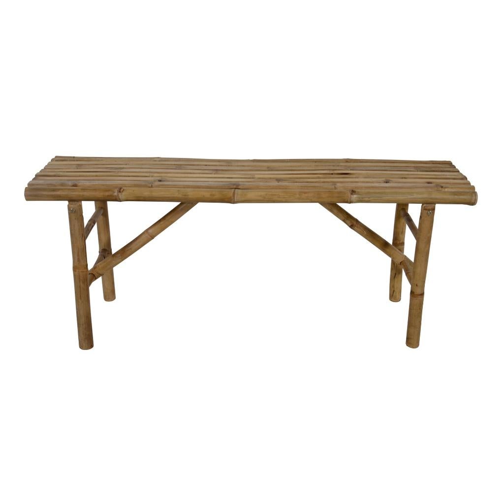 Bamboe tuinbank 120 cm - 2 persoons, Tuin en Terras, Tuinbanken, Ophalen of Verzenden, Nieuw, Overige materialen