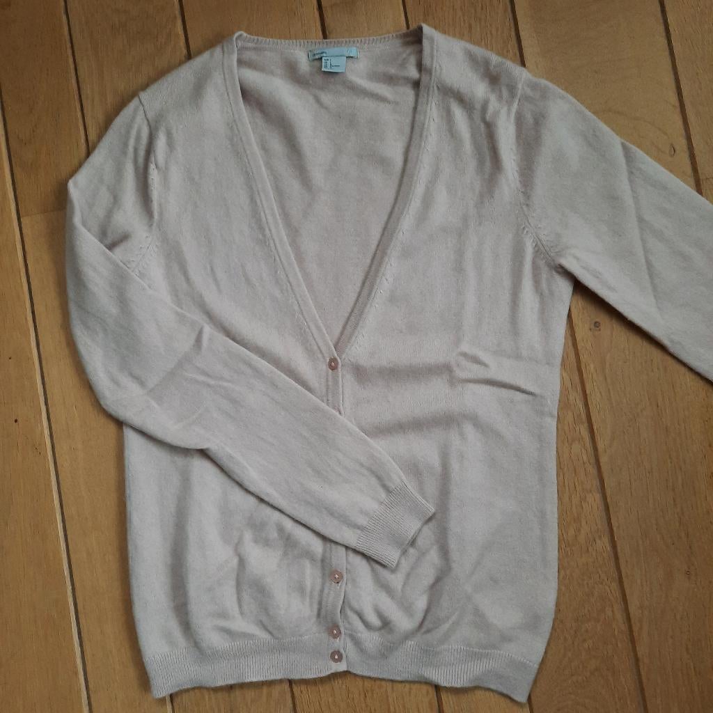 H&M vest lila roze cashmere maat L - nieuw -, Maat 38/40 (M), H&M, Nieuw, Ophalen of Verzenden