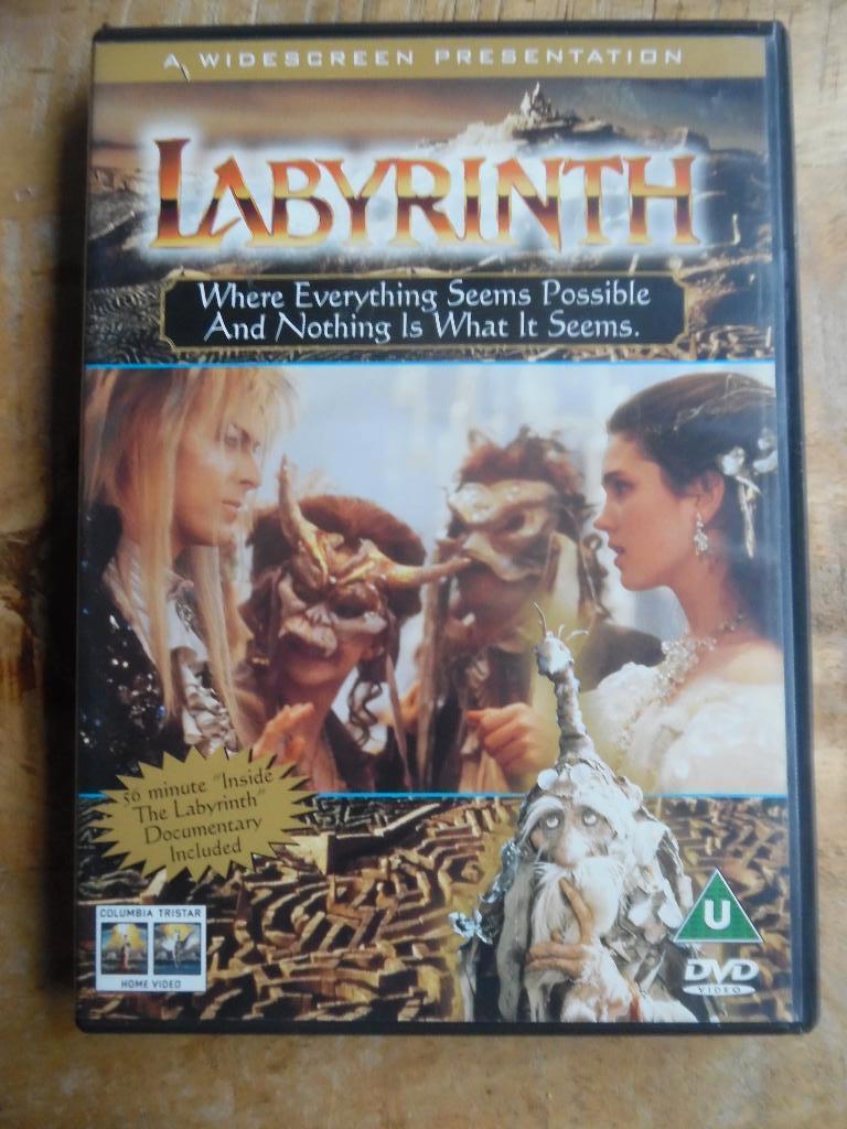 AVONTUUR SPEKTAKEL FANTASIE -  LABYRINTH - DAVID BOWIE, Alle leeftijden, Ophalen of Verzenden, Gebruikt, Overige gebieden
