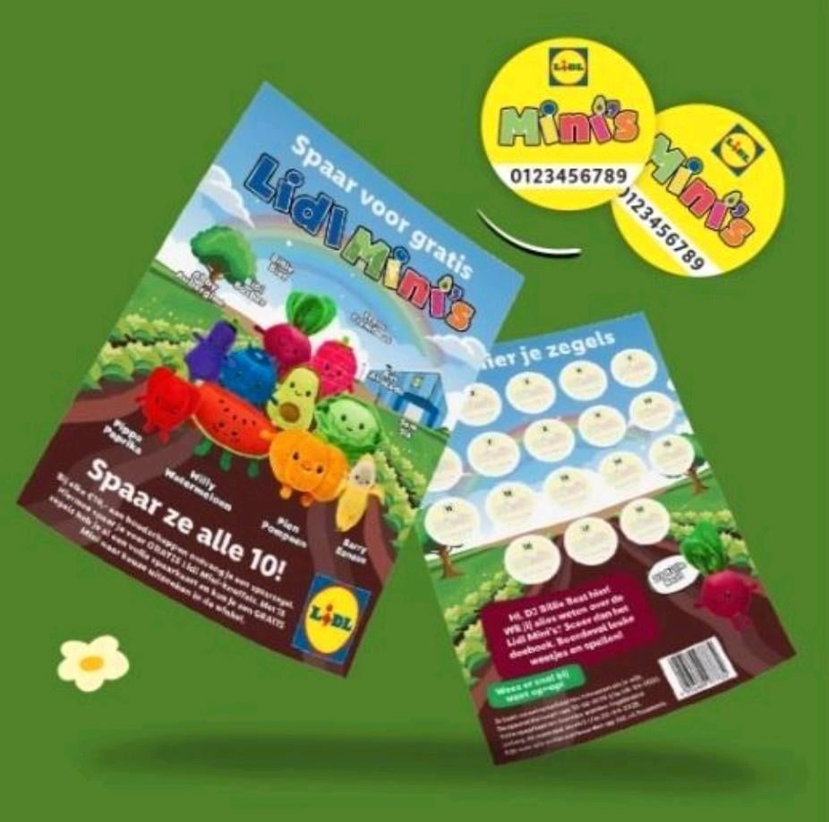 Gezocht: lidl mini zegels, Ophalen, Nieuw