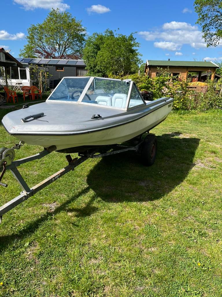 Beekman 40pk mercury!!! Trailer..:, Watersport en Boten, Ophalen, Zo goed als nieuw, Polyester, Diesel