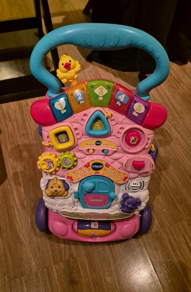 Vtech Baby Walker - Leerplezier Wandelwagen, Ophalen, Gebruikt, Auto, Met licht