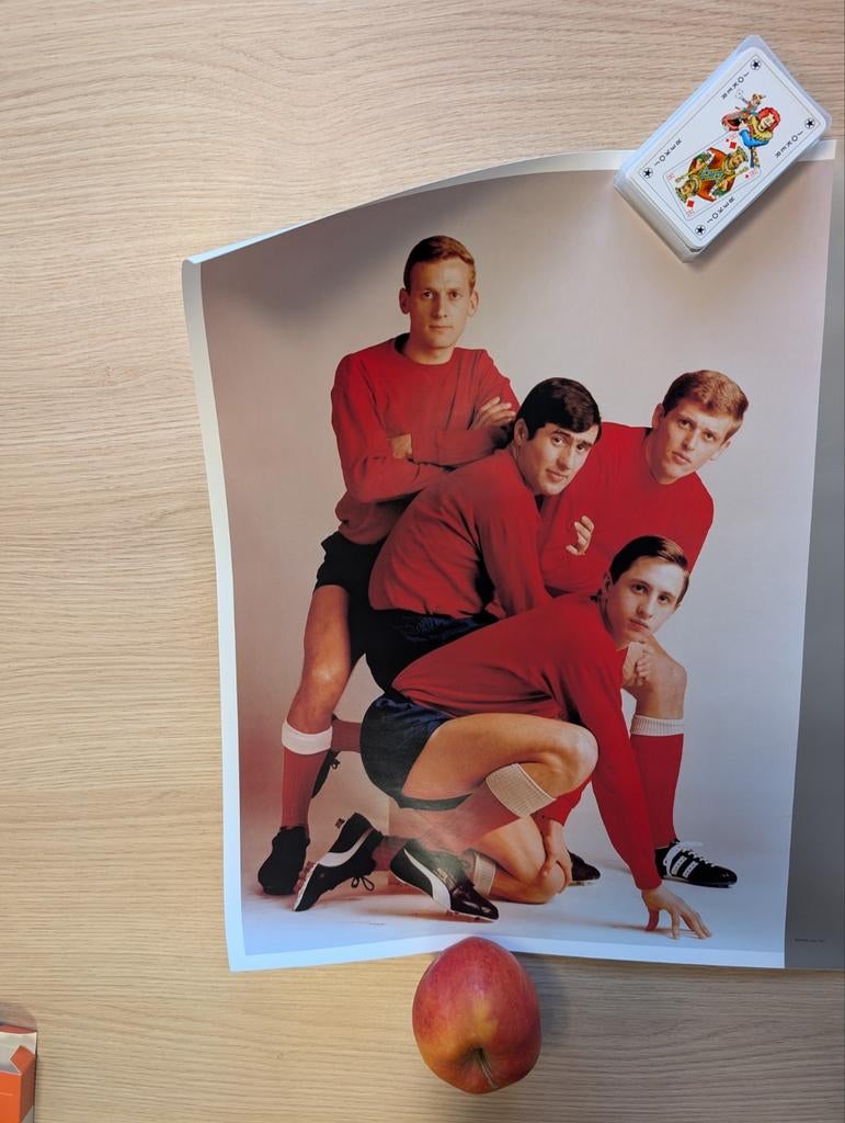 AJAX Legendes - poster Paul HUF, 1960 tot 1980, Foto, Nieuw, Ophalen of Verzenden