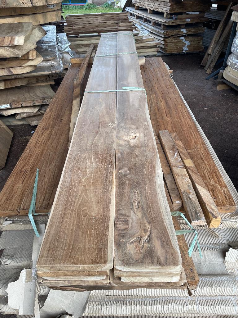 suar Teak wandplanken notenhout eiken  ikea pax en besta, Ophalen, Nieuw