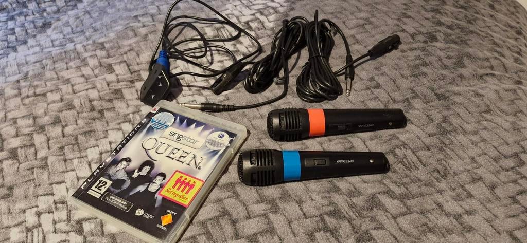 Queen Singstar PS3 met microfoons - Nieuwstaat!, Spelcomputers en Games, Games | Sony PlayStation 3, Muziek, Nieuw, Eén computer