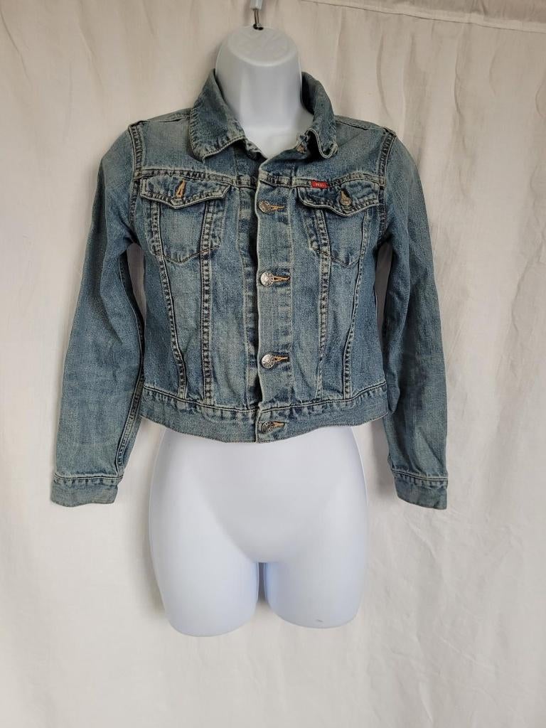 Stoere dames spijkerjas mt M merk Diesel, Maat 38/40 (M), Blauw, ., Ophalen of Verzenden