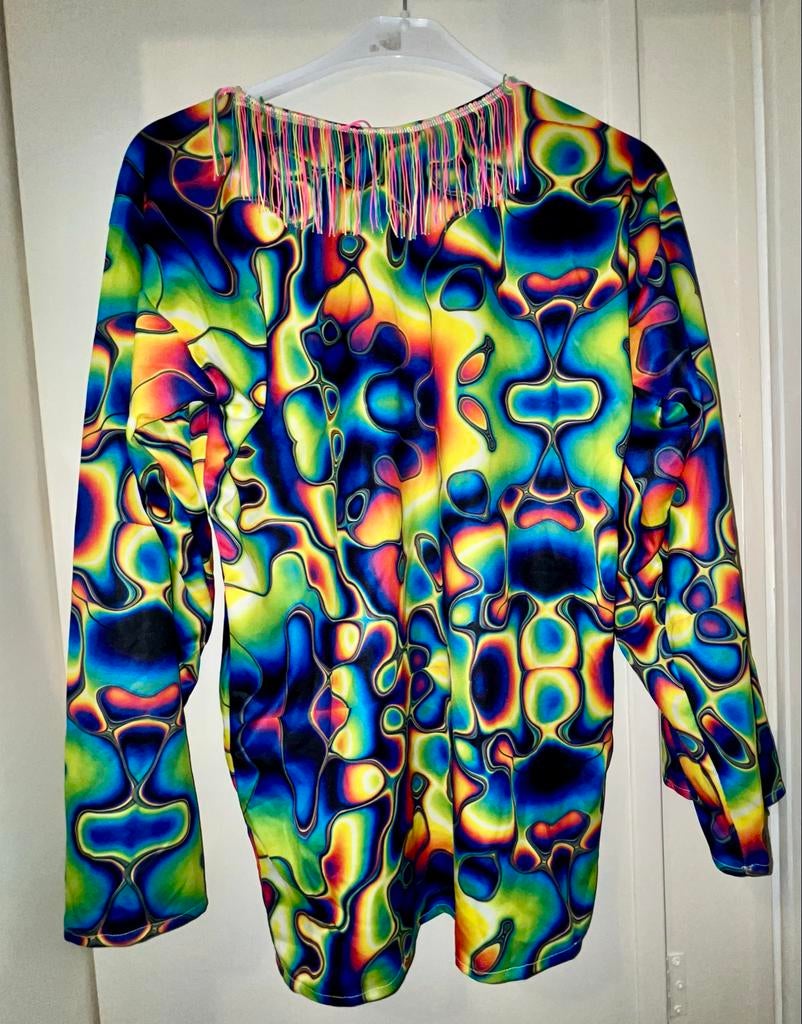 Carnaval Shirt - Maat M - Kleurrijk, Ophalen of Verzenden, Zo goed als nieuw