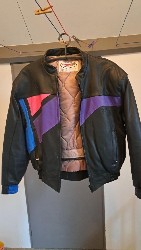 Leder Damen motorjack, Motoren, Kleding | Motorkleding, Heren, Damen Leathers, Jas | leer, Ophalen of Verzenden