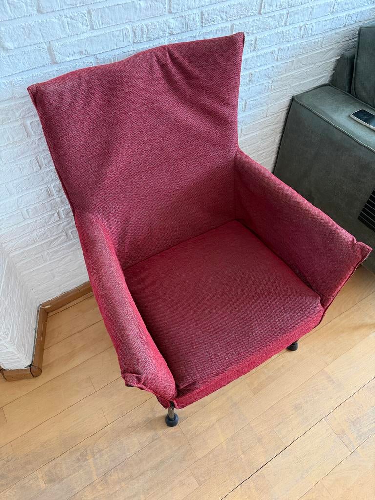 Montis Charly Stoel - Gestoffeerd, Huis en Inrichting, Fauteuils, Ophalen, Gebruikt, Minder dan 75 cm, Stof