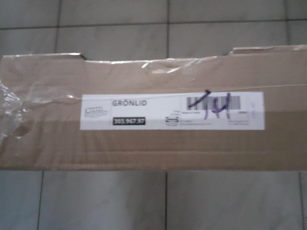 Nieuwe hoes GRONLID 3-zitsbank  LJUNGEN middengrijs ikea, 75 tot 100 cm, Ophalen of Verzenden, Minder dan 150 cm, Stof