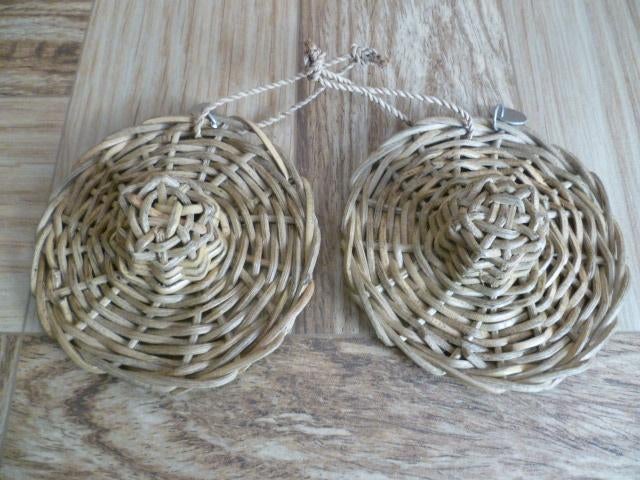 2 stuks Riviera Maison rustic rattan zomer hoedje, Huis en Inrichting, Woonaccessoires | Overige, Zo goed als nieuw, Ophalen of Verzenden