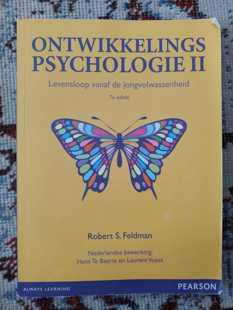 Ontwikkelingspsychologie II - Robert S. Feldman, Boeken, Studieboeken en Cursussen, Robert S. Feldman, Zo goed als nieuw, Alpha