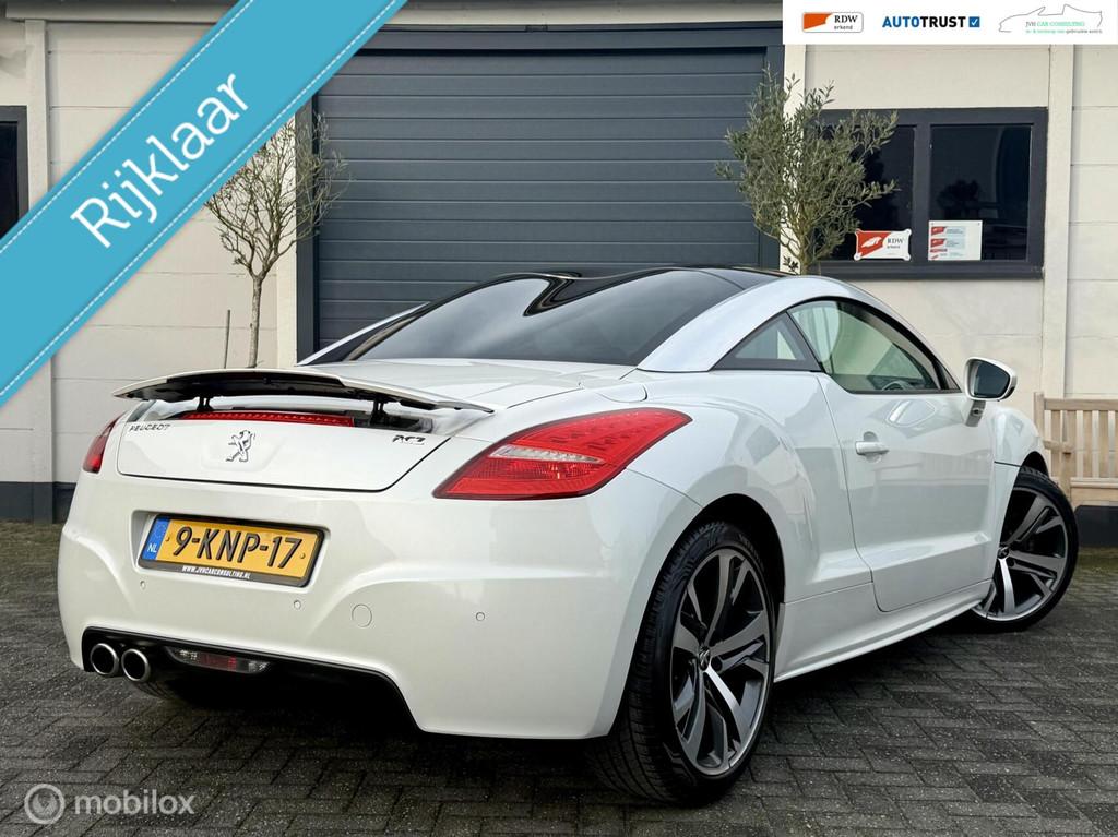 Peugeot RCZ 1.6 157PK|RIJKLAAR|1E EIG|NL AUTO|LEER|NAV|UNIEK, Auto's, Peugeot, Voorwielaandrijving, Euro 5, Zwart, Wit