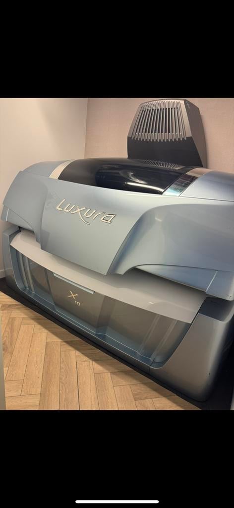 luxura x10 zonnebank, Witgoed en Apparatuur, Zonnebanken en Gezichtsbruiners, Ophalen, Zo goed als nieuw, Zonnebank dubbelzijdig