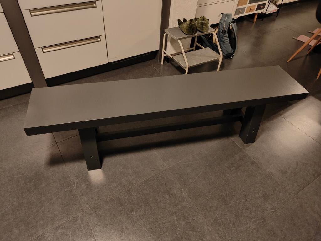 Wehkamp Home eetkamerbankje Bushwick 180 cm, Ophalen, Gebruikt, Minder dan 75 cm, 150 tot 200 cm