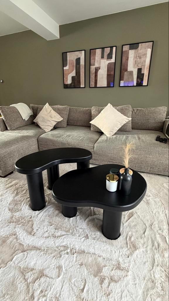 organische salontafel Set van 2 tafel organisch, Overige materialen, Nieuw, Overige vormen, Minder dan 50 cm
