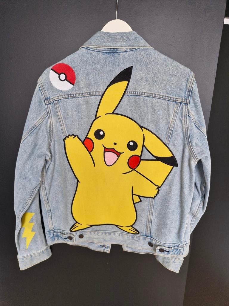 Uniek Pokemon 25th spijkerjasje van Levi's, Ophalen of Verzenden, Nieuw, Blauw