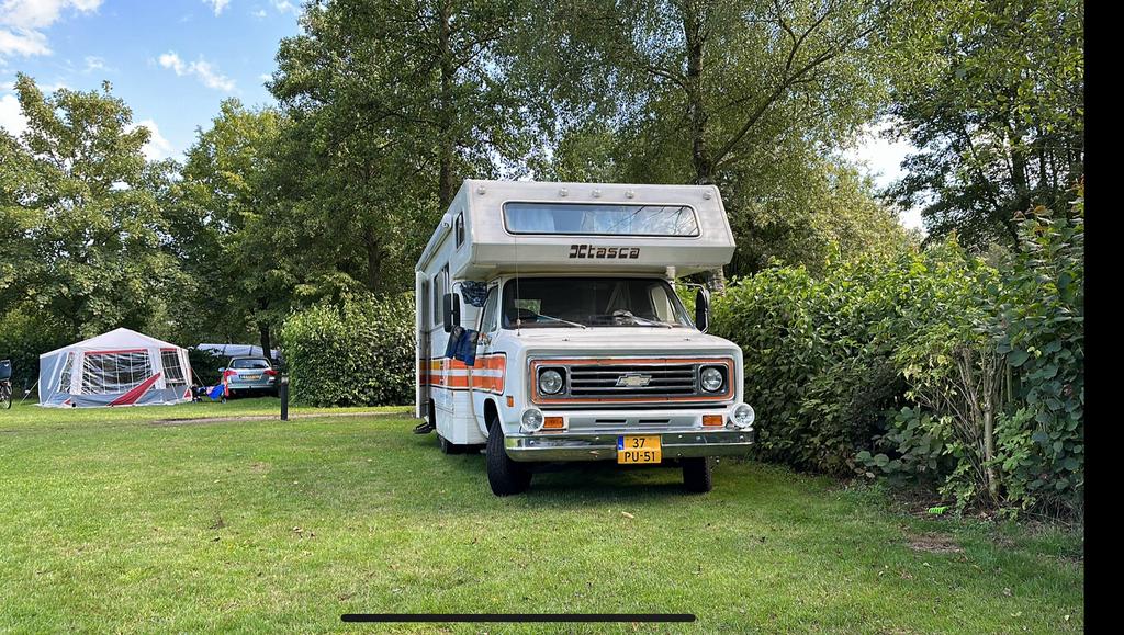 Chevrolet Itasca  camper, 1977 Gas (belasting vrij), Caravans en Kamperen, Campers, Buscamper of Camperbus, Mercedes-Benz, Particulier