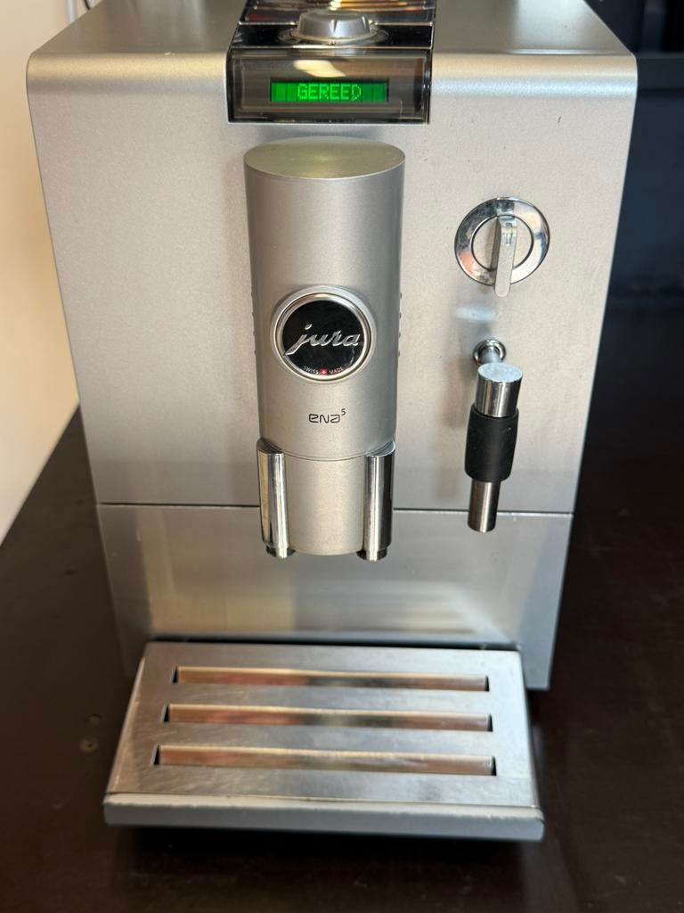Jura ena 5 piano black, Ophalen, Gebruikt, Koffiemachine, Afneembaar waterreservoir