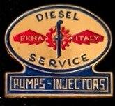 Fera Italy- Diesel Service pin, Verzamelen, Ophalen of Verzenden, Nieuw, Transport, Speldje of Pin