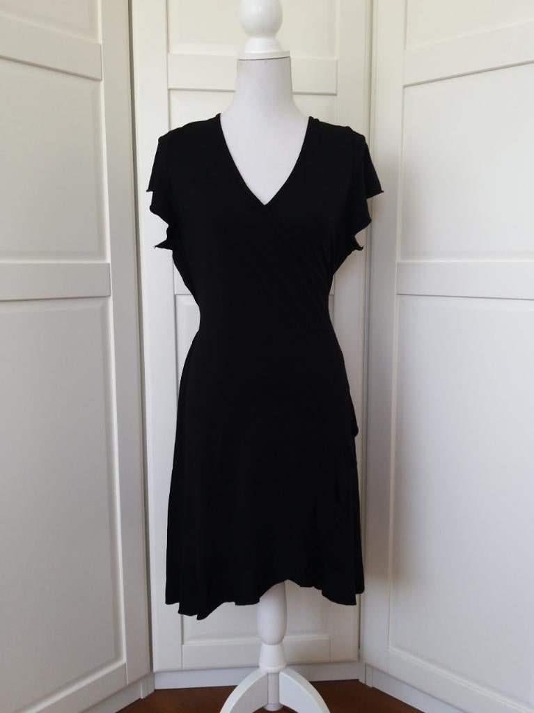 Liefs Bo zwarte ruches tuniek jurk, maat 42 L, Kleding | Dames, Liefs Bo, Zwart, Maat 42/44 (L), Ophalen of Verzenden