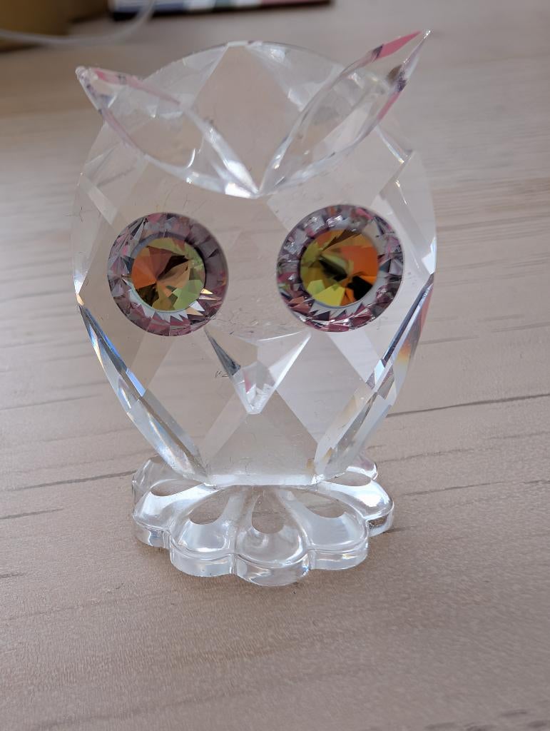 Swarovski uil klein beeldje, Verzamelen, Swarovski, Ophalen of Verzenden, Zo goed als nieuw, Figuurtje