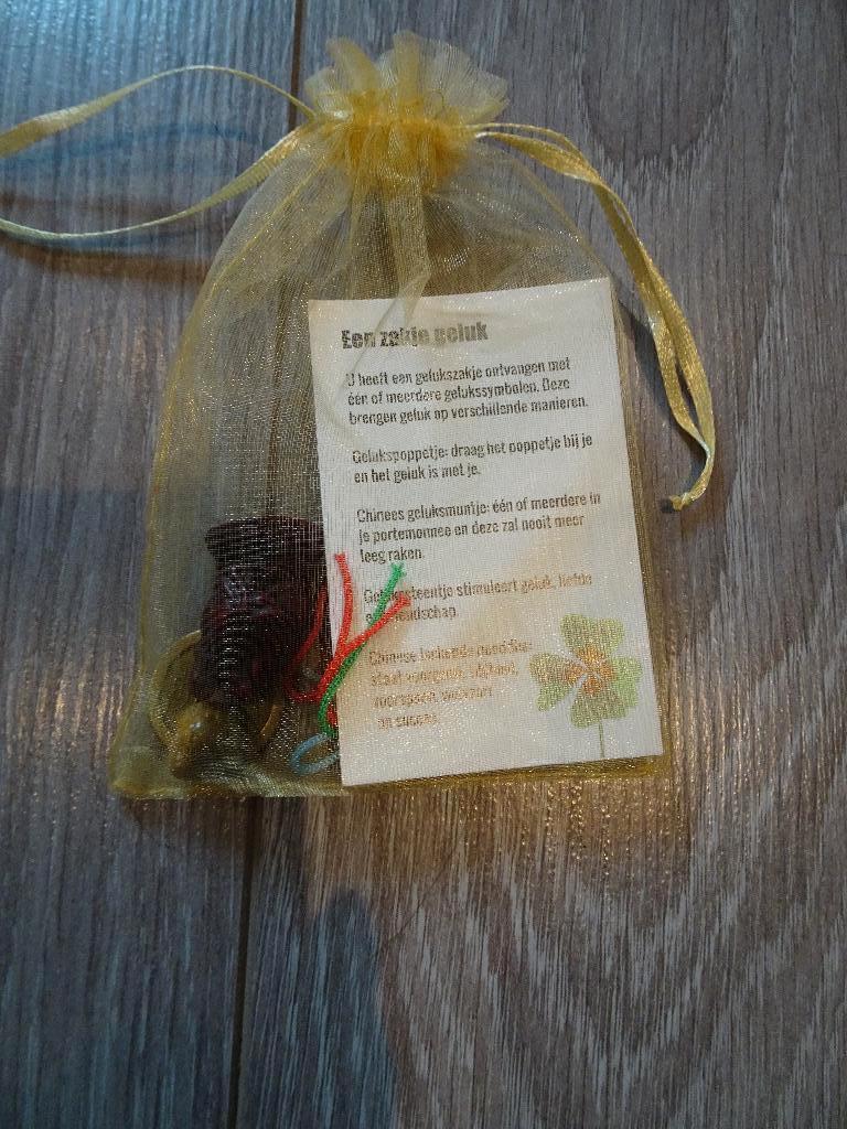Zakje geluk cadeau nieuw, Ophalen of Verzenden, Nieuw, Overige typen