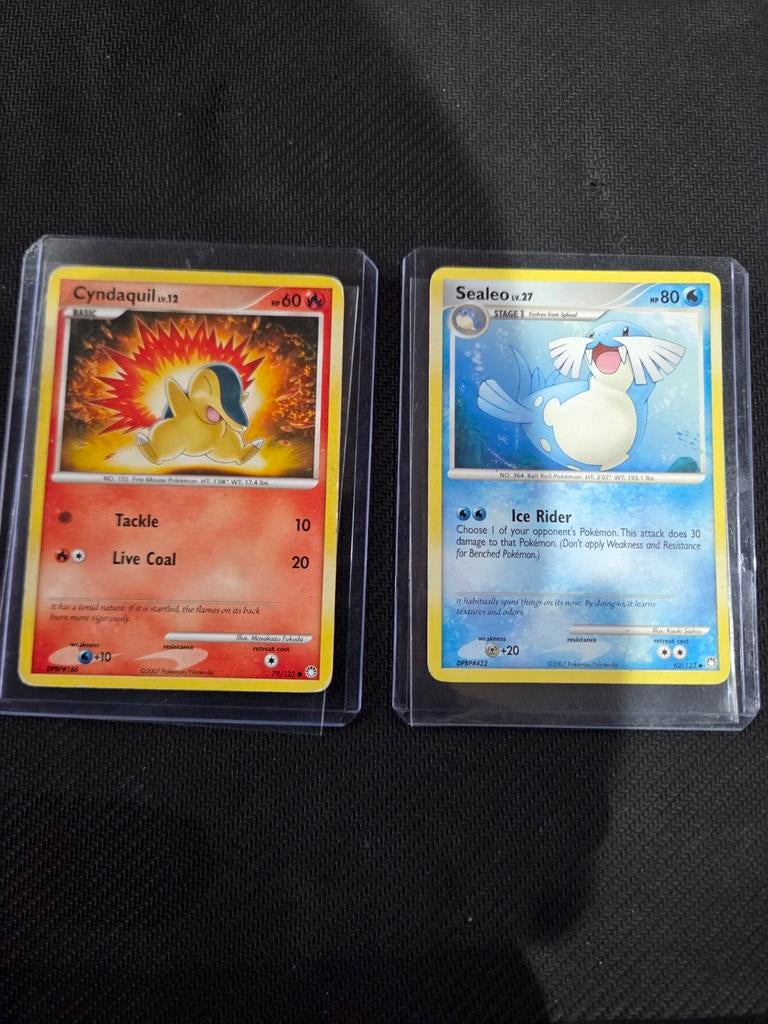 Mysterious Treasures  , Cyndaquil & Sealeo, Ophalen of Verzenden, Zo goed als nieuw