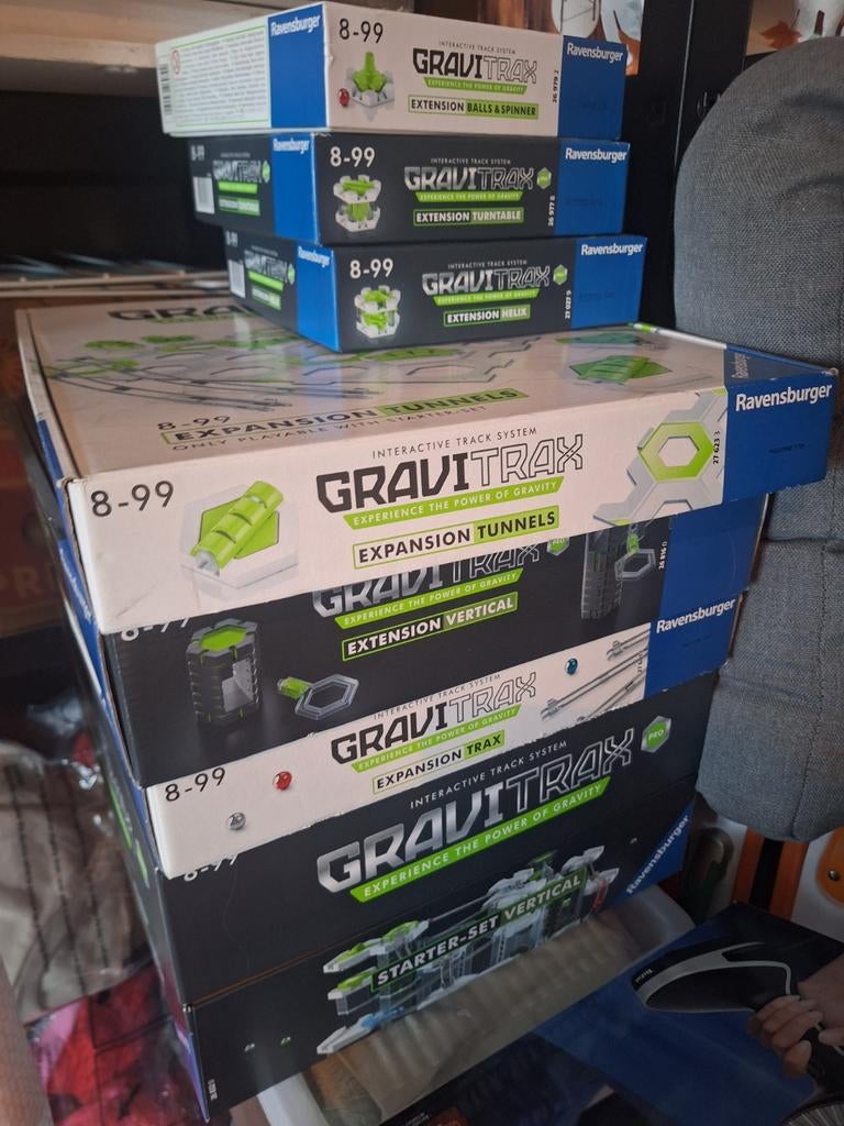 Startersset en uitbereidingen gravitrac, Ophalen, Zo goed als nieuw