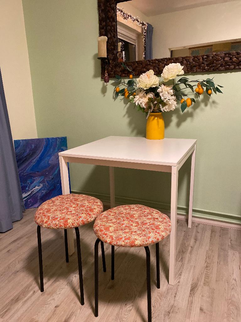 Keukentafel, Huis en Inrichting, Tafels | Eettafels, Ophalen, Kunststof, 50 tot 100 cm, 50 tot 100 cm