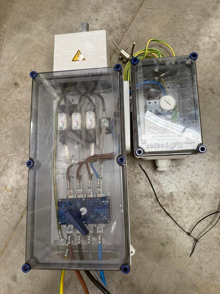 Halyester meterkast 3x100A plus B63 BS kast, Doe-het-zelf en Verbouw, Elektra en Kabels, Ophalen, Zo goed als nieuw, Overige typen