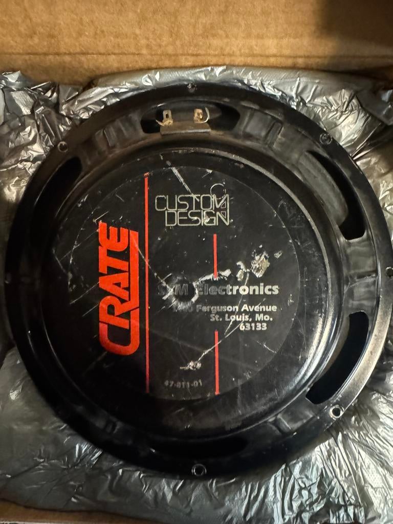 Crate 12” gitaar speaker 8 ohm, Muziek en Instrumenten, Versterkers | Bas en Gitaar, Verzenden, Gebruikt, Gitaar, 50 tot 100 watt