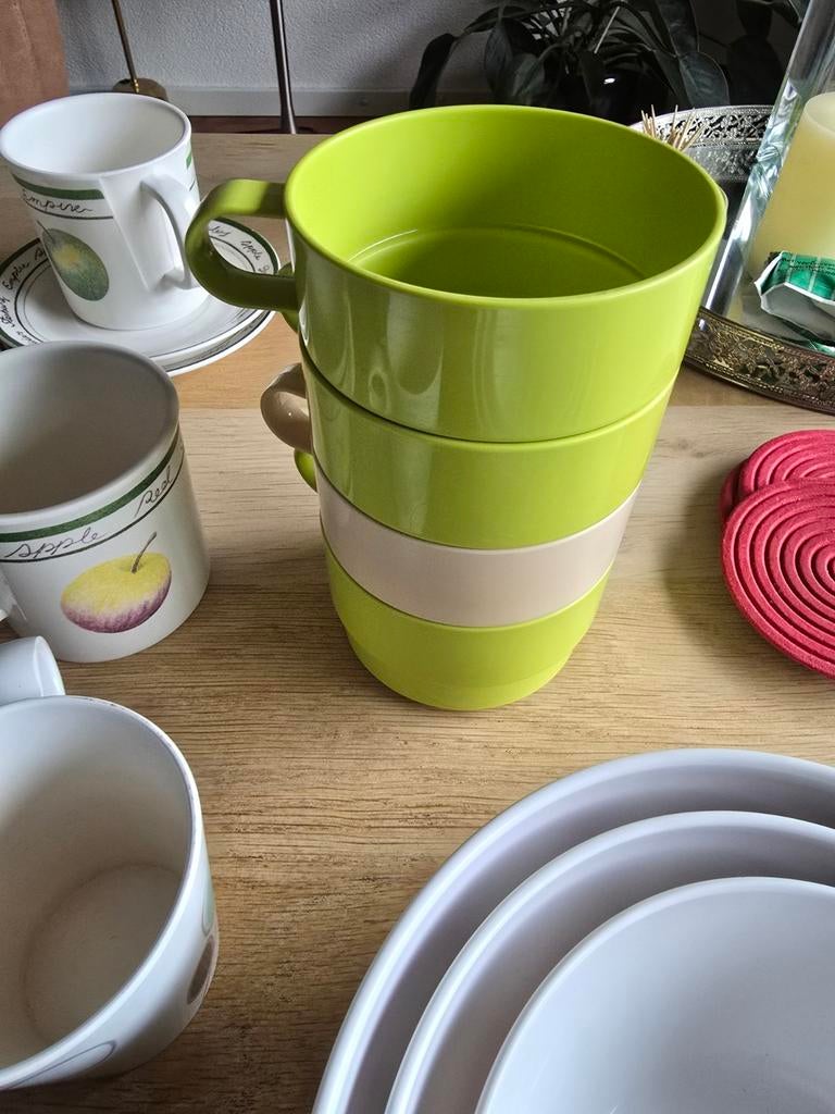 Camping servies retro, Caravans en Kamperen, Ophalen of Verzenden