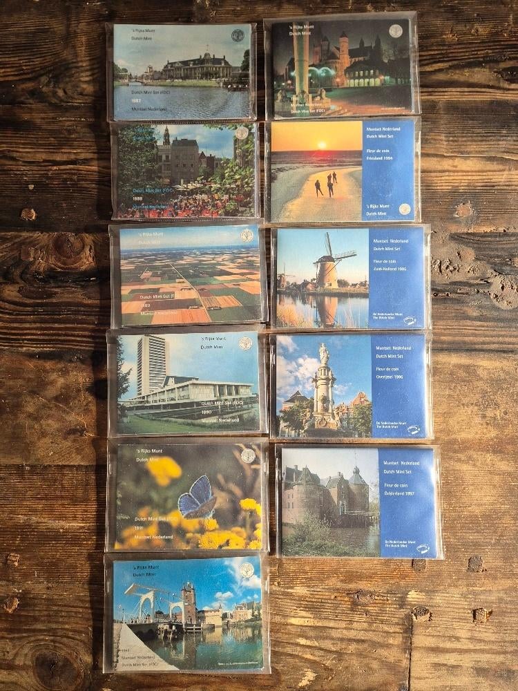 Muntset Nederland 1987 t/m 1997, Ophalen, Koningin Beatrix, Euro's, Setje