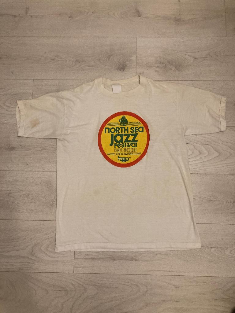 North Sea Jazz T shirt, Kleding | Heren, Ophalen, Onbekend, Wit, Maat 56/58 (XL)