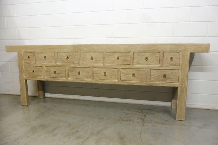 Groot landelijk dressoir Sidetable, Nieuw, Ophalen of Verzenden, 200 cm of meer, Landelijk, Oosters