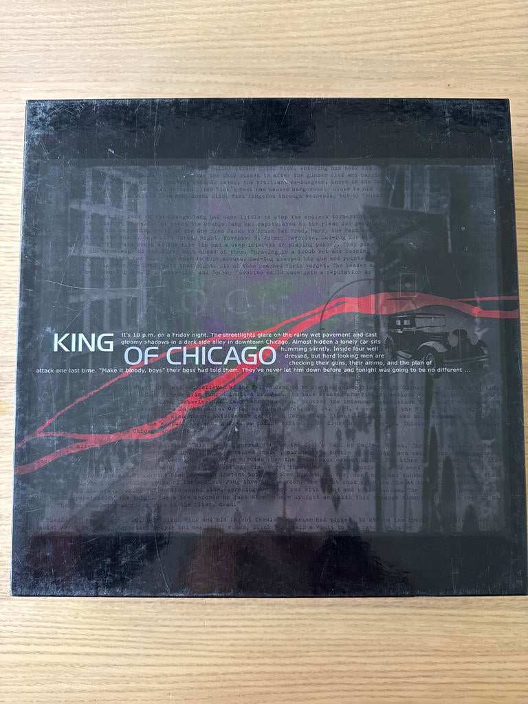 King of Chicago - Maffia Bordspel, Hobby en Vrije tijd, Gezelschapsspellen | Bordspellen, Vijf spelers of meer, Ophalen of Verzenden