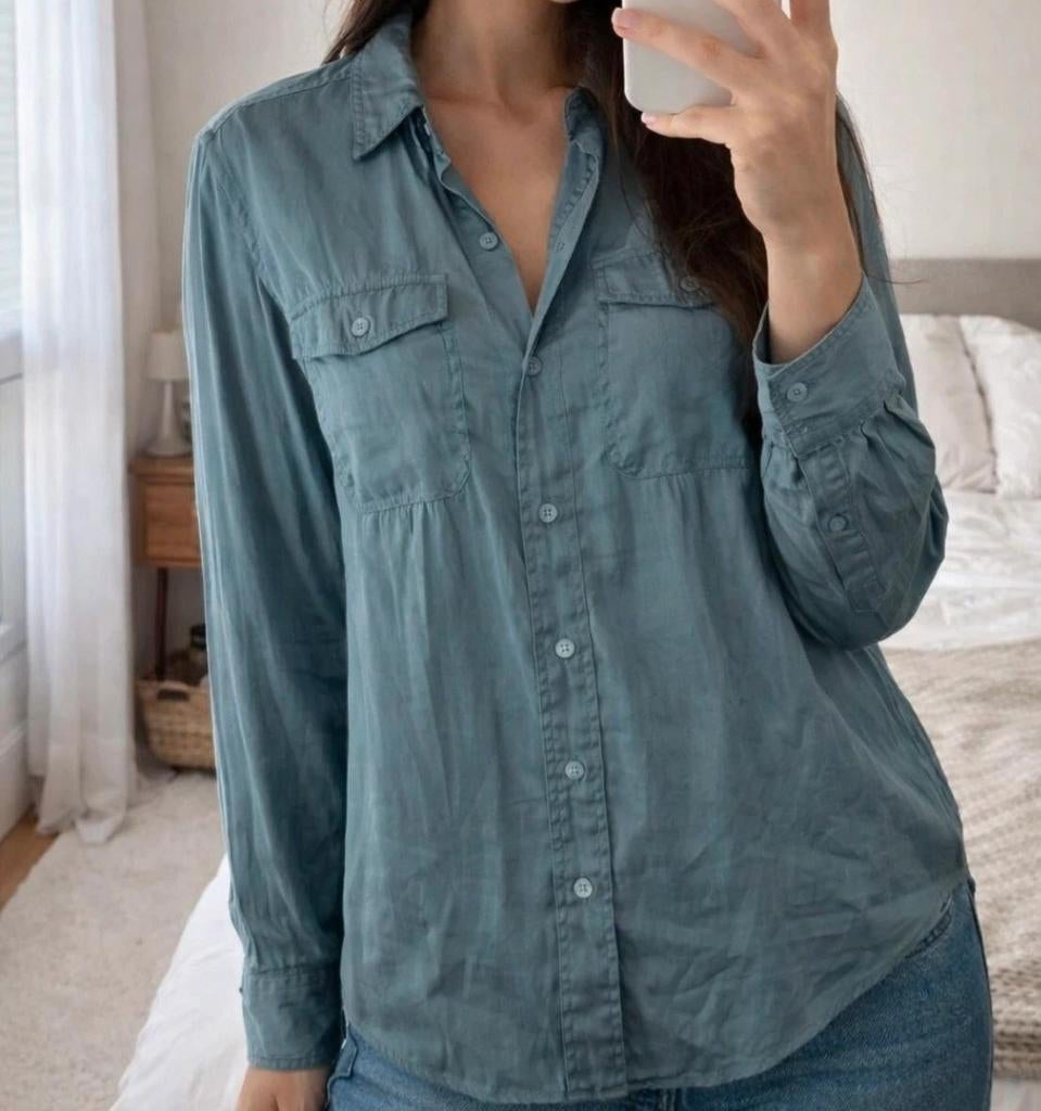 Monoprix zijden blouse - maat S/36, Monoprix, Ophalen of Verzenden, Zo goed als nieuw, Maat 36 (S)