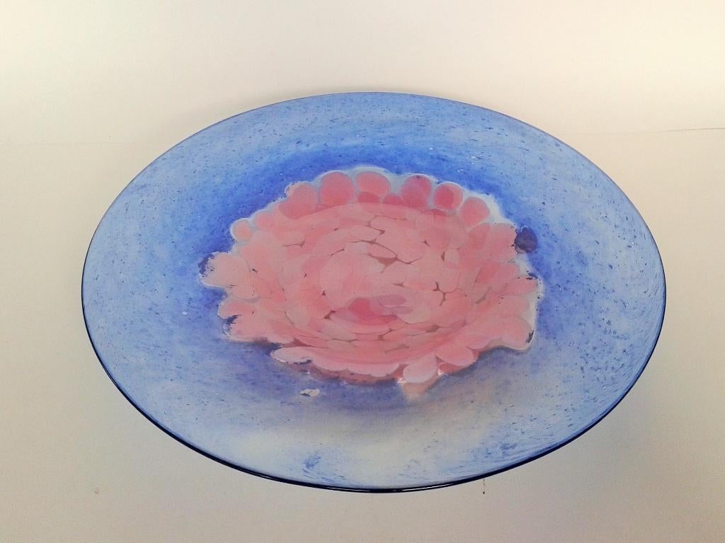 Schaal Artglass La Rochère France XXL, Antiek en Kunst, Antiek | Glas en Kristal, Ophalen of Verzenden