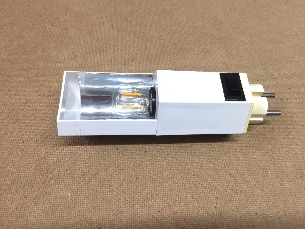 stekkerlamp zeskantig  W.L.P vintage jaren ‘80, Huis en Inrichting, Lampen | Wandlampen, Gebruikt, Kunststof, Ophalen of Verzenden