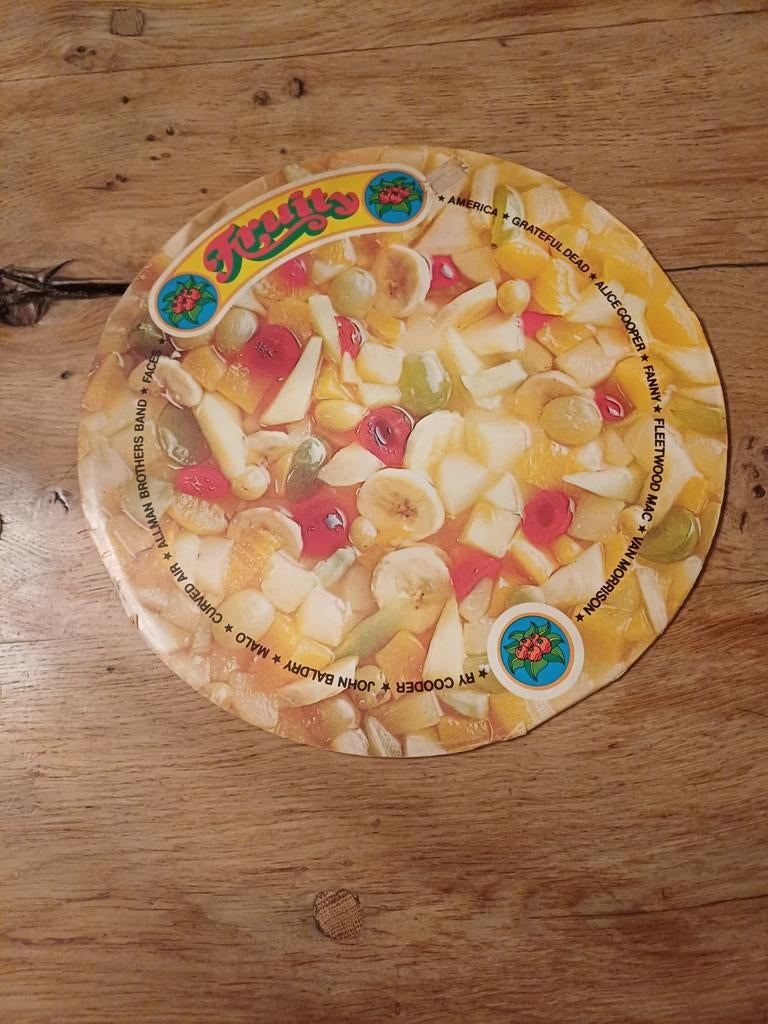 Zeldzame 'Fruity' Picture Disc LP, Ophalen of Verzenden, Zo goed als nieuw, 12 inch