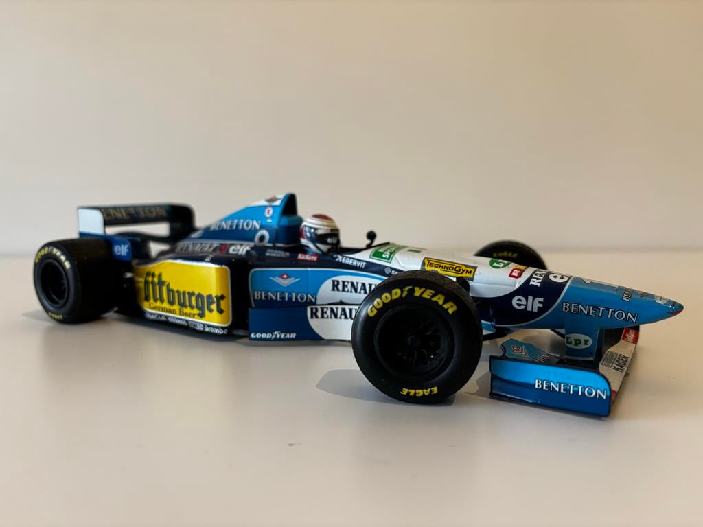 Bennetton B195 Jos Verstappen 1:18 1995, Ophalen, Zo goed als nieuw, Overige merken