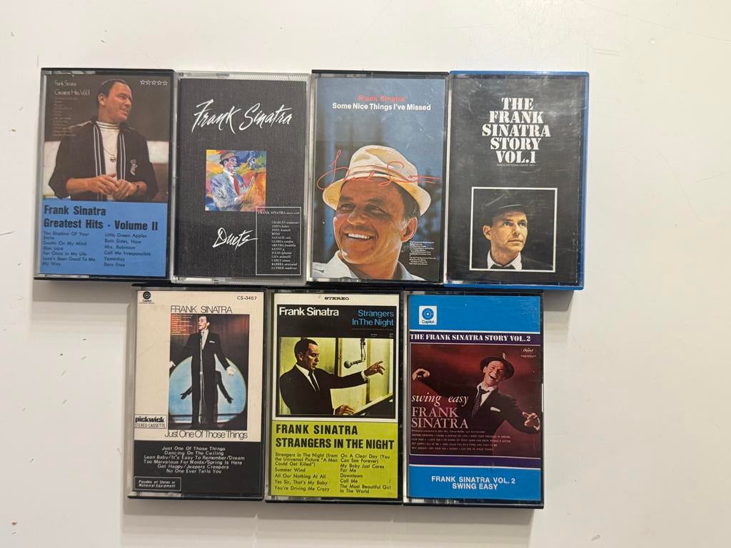 Frank Sinatra Cassettebandjes - Mooie Collectie!, Cd's en Dvd's, Cassettebandjes, Gebruikt, 2 t/m 25 bandjes, Ophalen of Verzenden