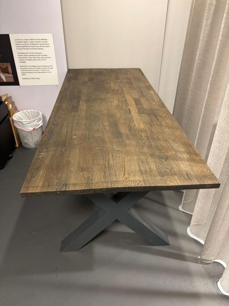 Eettafel, 50 tot 100 cm, Zo goed als nieuw, Vijf personen of meer, 150 tot 200 cm